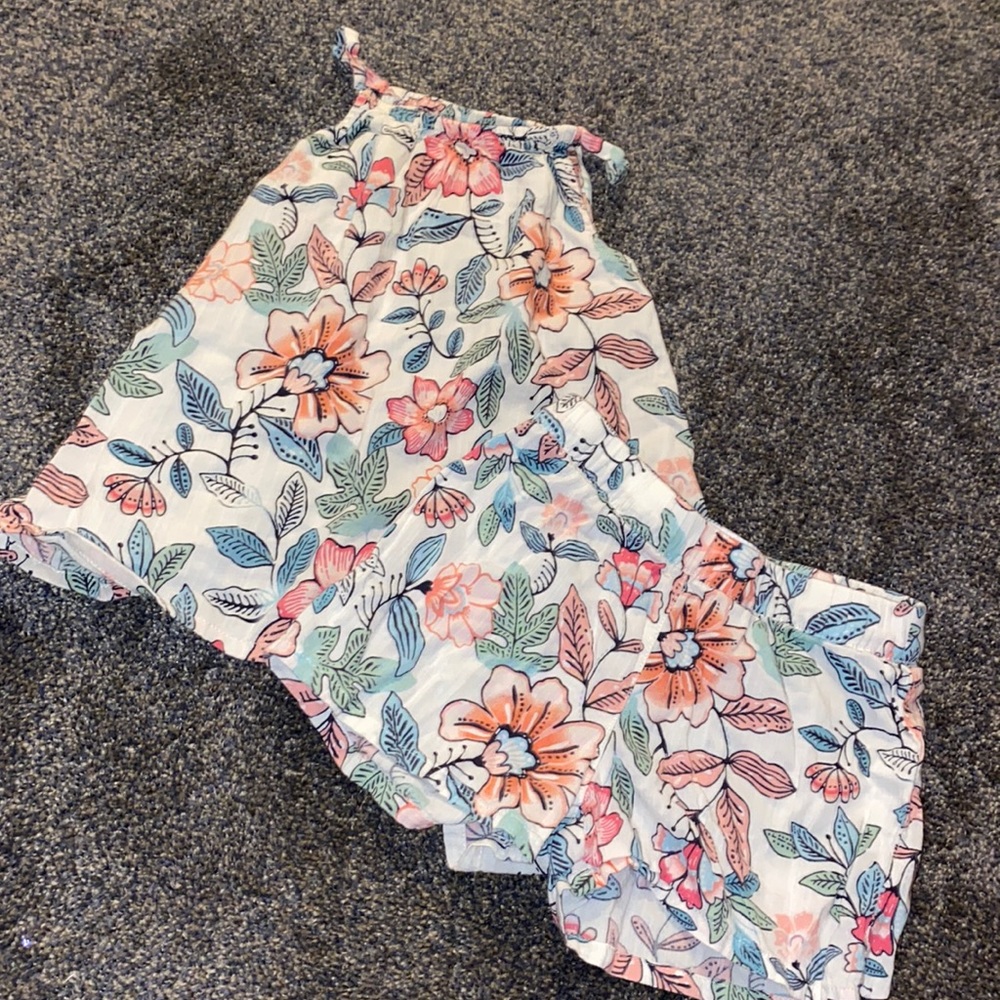 Toddler floral short set